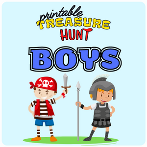 Printable Treasure Hunt for Boys